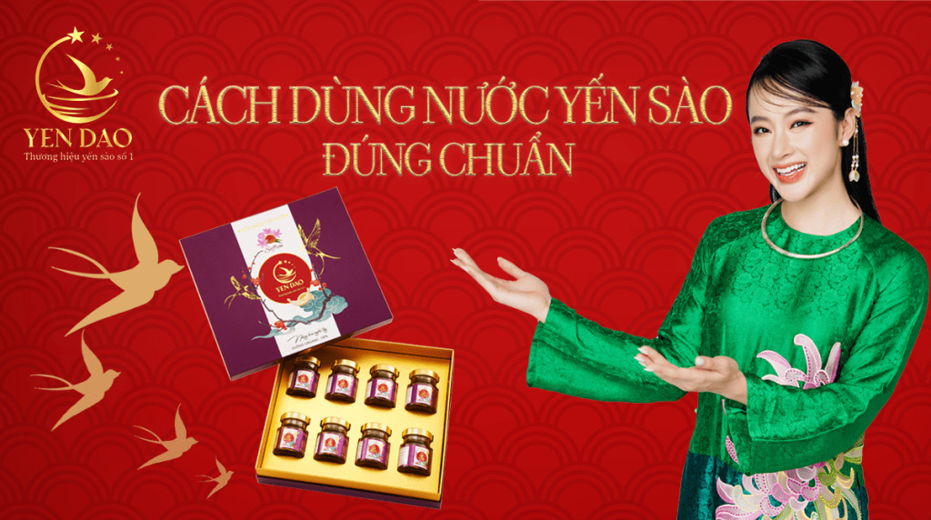 uống nước yến đúng cách